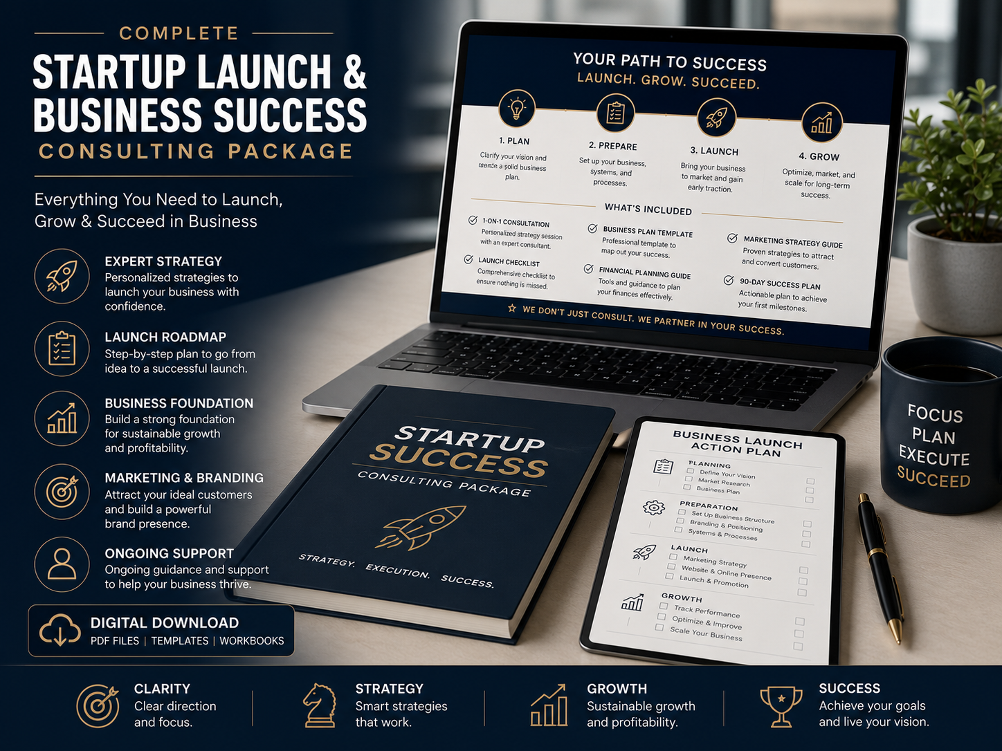 Complete Startup Launch & Business Success Consulting Package