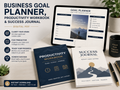 Business Goal Planner, Productivity Workbook & Success Journal (Digital PDF)
