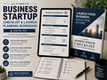 Ultimate Business Startup Checklist & Launch Planning Workbook (Digital PDF)